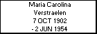 Maria Carolina Verstraelen