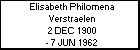 Elisabeth Philomena Verstraelen