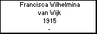 Francisca Wilhelmina van Wijk