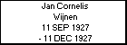 Jan Cornelis Wijnen