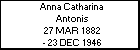 Anna Catharina Antonis