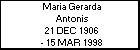 Maria Gerarda Antonis