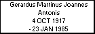 Gerardus Martinus Joannes Antonis