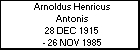 Arnoldus Henricus Antonis